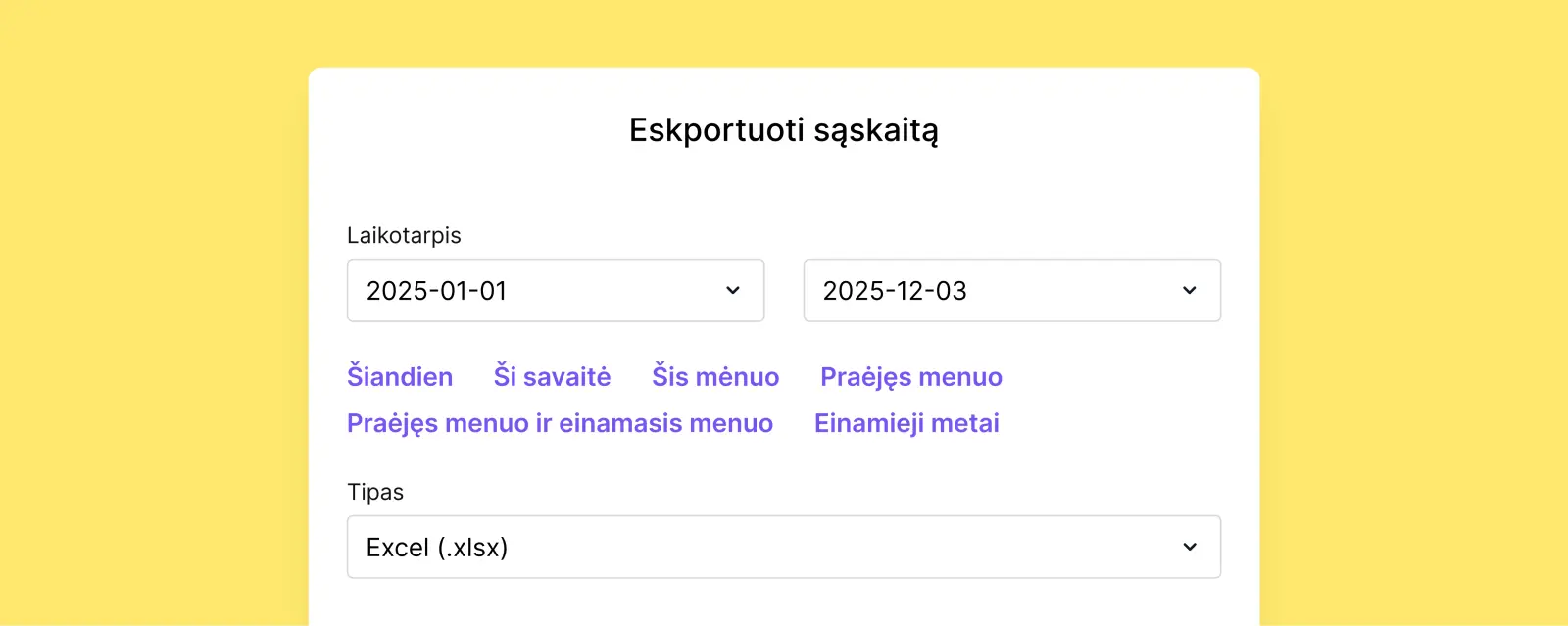 F-sąskaita atsinaujino!